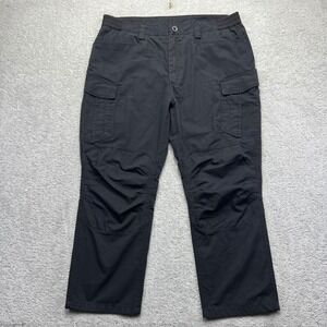 Free Soldier Cargo Pants Mens 38x28 Black Tactical Ripstop Utility Workwear